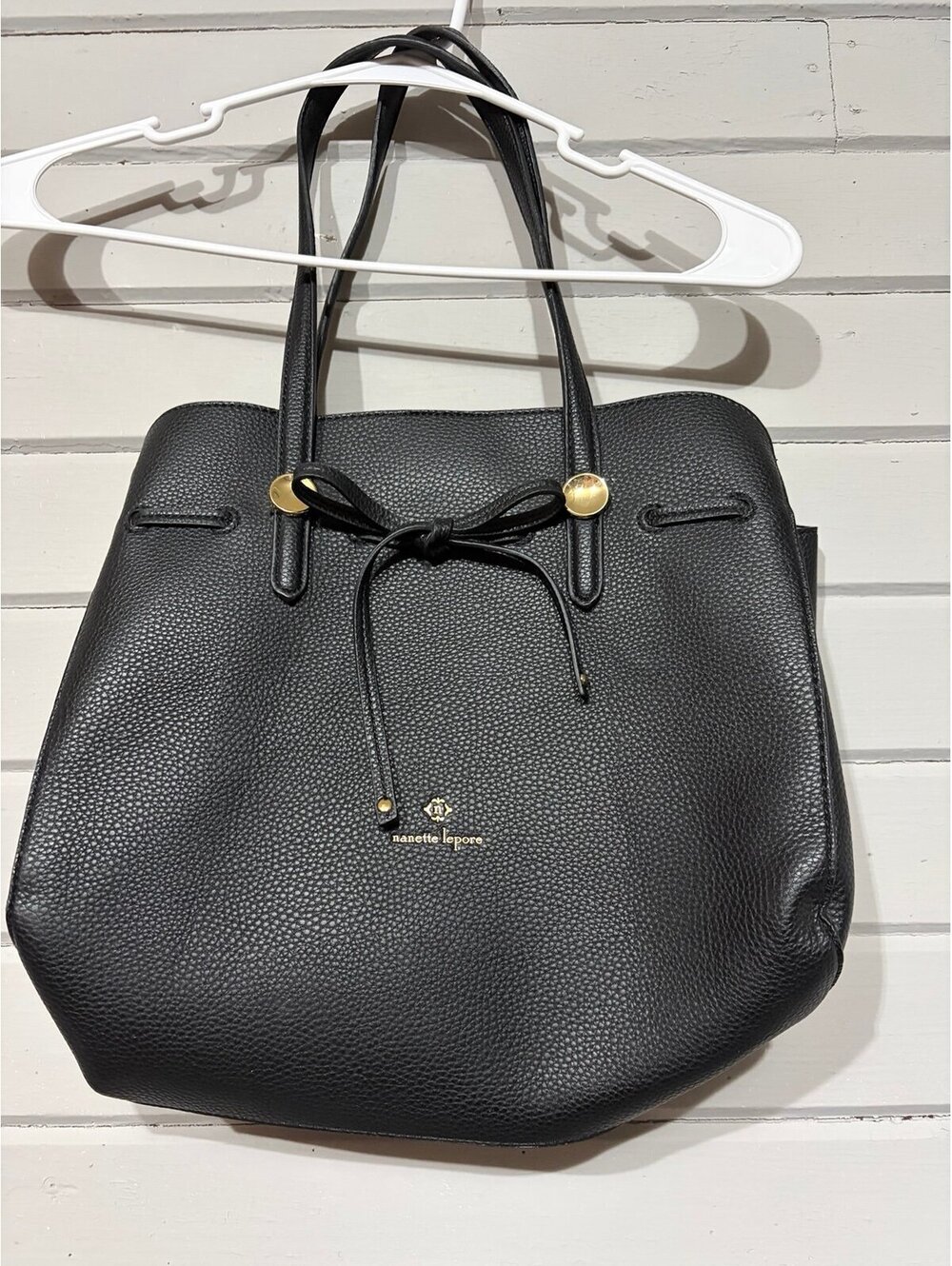 Nanette Lepore Black Shoulder Purse